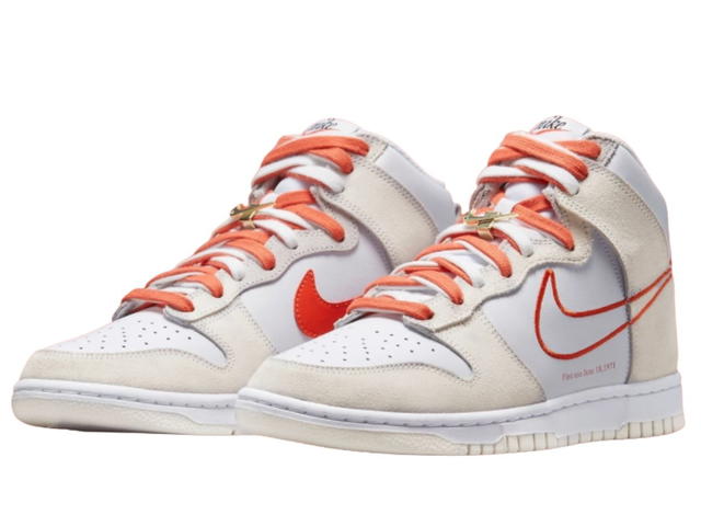 Nike Nike Dunk High First Use White Sail Orange (W) - view 3