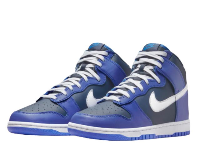 Nike Nike Dunk High Medium Blue Midnight Navy - view 3