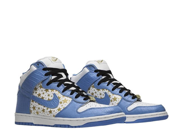 Nike Nike Dunk High Pro SB Supreme Blue Stars - view 3