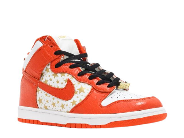 Nike Nike Dunk High Pro SB Supreme Orange Stars - view 2