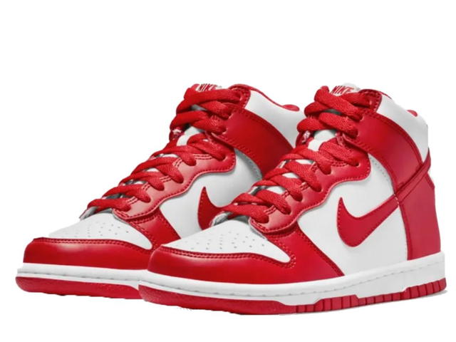 Nike Nike Dunk High Championship White Red (White Tongue Tag) (GS) - view 3
