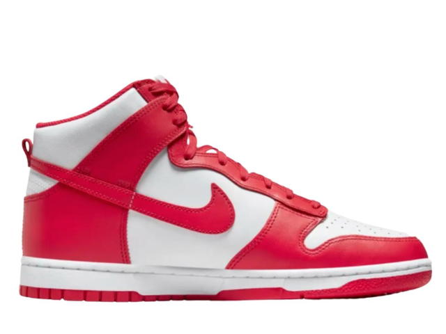 Nike Nike Dunk High Championship White Red - view 1