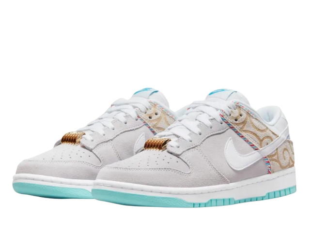 Nike Nike Dunk Low SE Barber Shop Grey - view 3