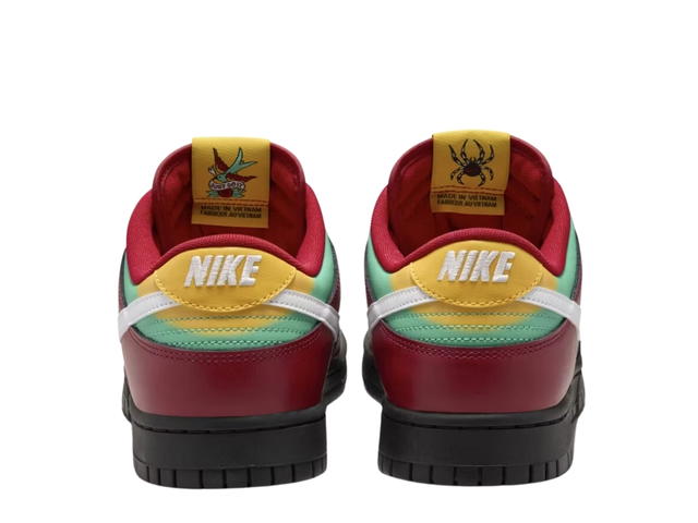 Nike Nike Dunk Low Biker Tattoos Black-White- Red-Gold-Atomic Teal - view 3