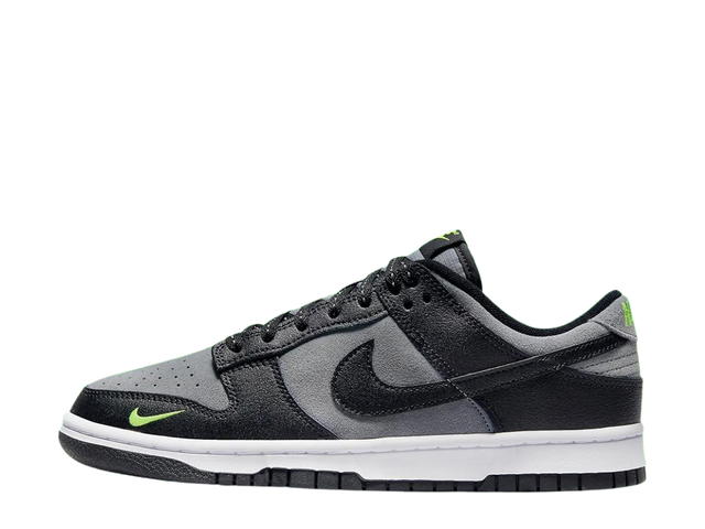Nike Nike Dunk Low Black Cool Grey Volt Mini Swoosh - view 2