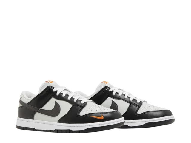 Nike Nike Dunk Low Black Total Orange Mini Swoosh - view 3