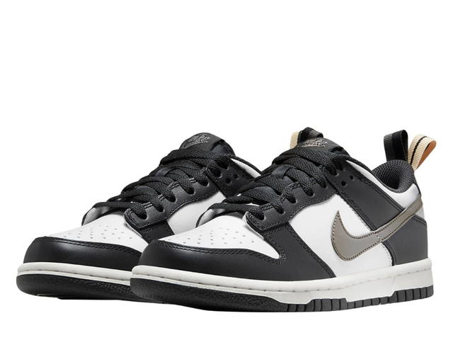Nike Nike Dunk Low Black White Metallic (GS) - view 3