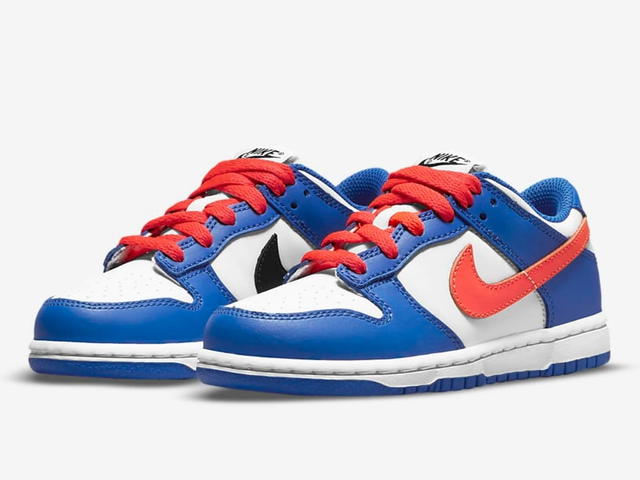 Nike Nike Dunk Low Bright Crimson Game Royal (PS) - view 3