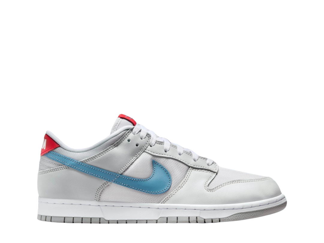 Nike Nike Dunk Low Metallic Silver-Cascade Blue-Neutral Grey-Gym Red