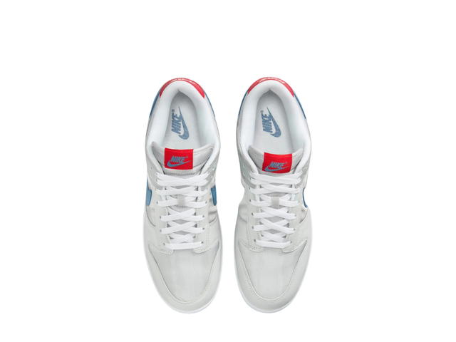Nike Nike Dunk Low Metallic Silver-Cascade Blue-Neutral Grey-Gym Red - view 4