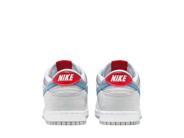 Nike Nike Dunk Low Metallic Silver-Cascade Blue-Neutral Grey-Gym Red - view 6