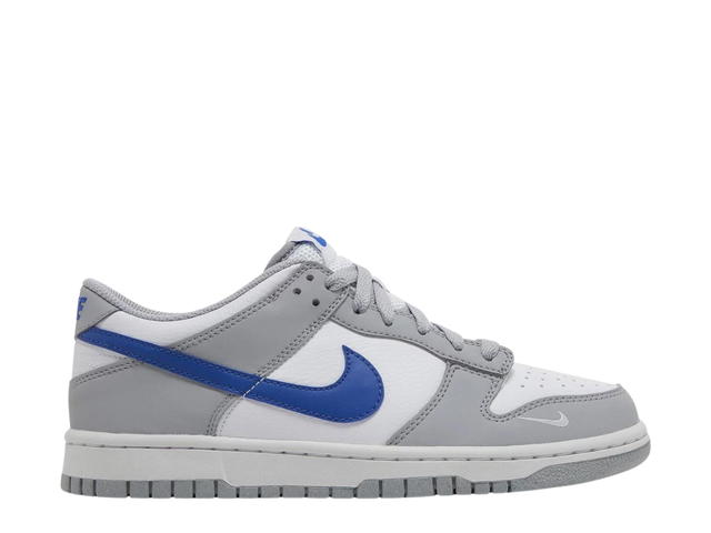 Nike Nike Dunk Low Mini Swoosh Wolf Grey Game Royal (GS) - view 1