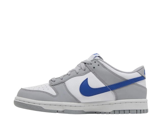 Nike Nike Dunk Low Mini Swoosh Wolf Grey Game Royal (GS) - view 2