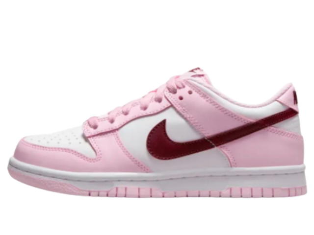 Nike Nike Dunk Low Pink Foam Red White (GS) - view 2