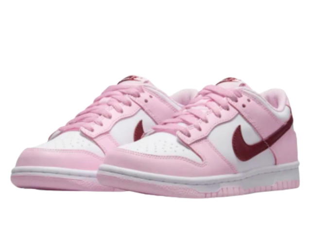Nike Nike Dunk Low Pink Foam Red White (GS) - view 3
