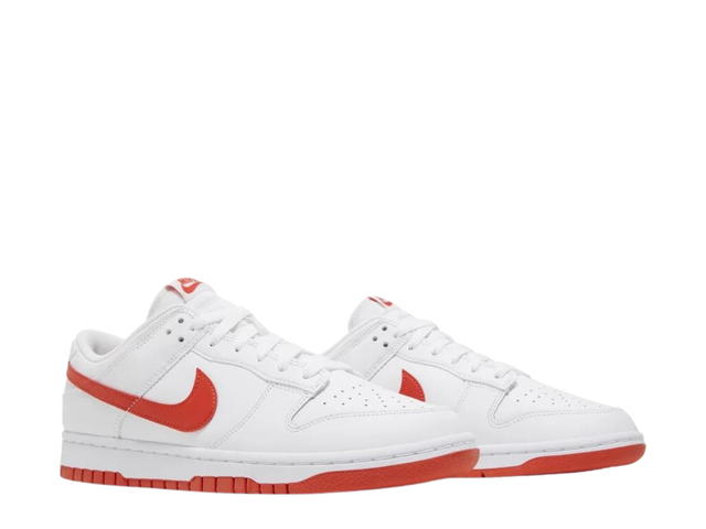 Nike Nike Dunk Low Retro White Picante Red - view 3