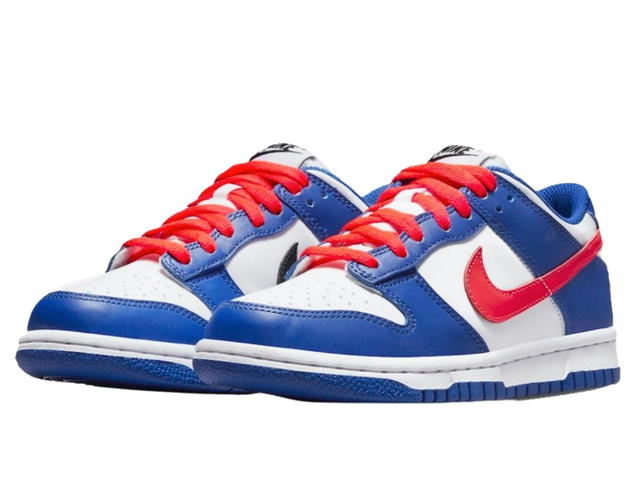 Nike Nike Dunk Low Bright Crimson Game Royal (GS) - view 3