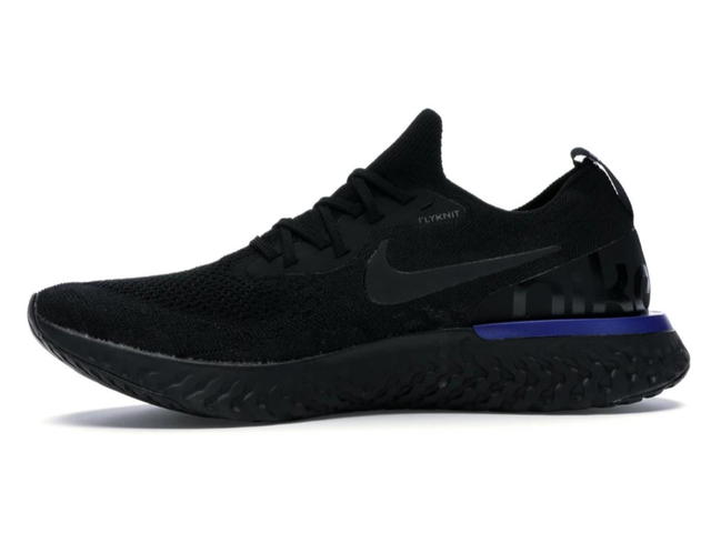 Nike Nike Epic React Flyknit Black Racer Blue - view 2