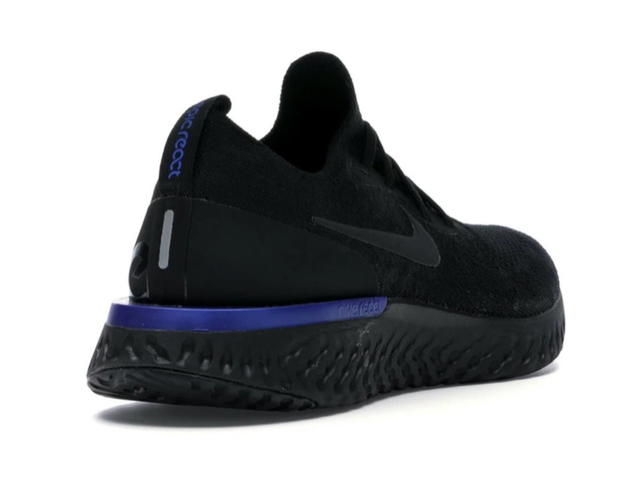 Nike Nike Epic React Flyknit Black Racer Blue - view 3