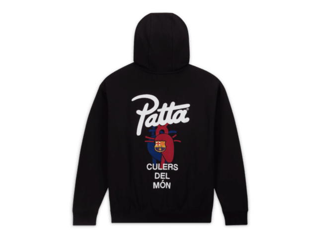 Nike Nike F.C. Barcelona x Patta 'Culers del Món' Solo Swoosh Hoodie Black - view 1