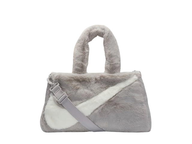 Nike Nike Faux Fur Tote Bag Light Iron Ore - view 1