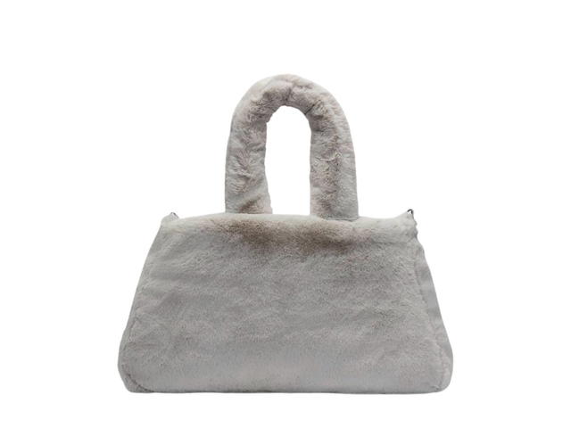 Nike Nike Faux Fur Tote Bag Light Iron Ore - view 2