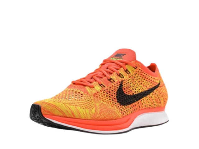 Nike Nike Flyknit Racer Bright Crimson - view 3