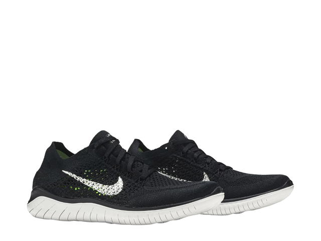 Nike Nike Free RN Flyknit 2018 Black White - view 3