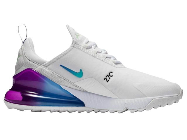 Nike Nike Air Max 270 Golf White Oracle Aqua Vivid Purple - view 1
