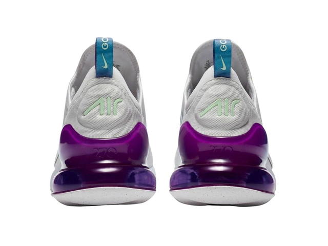 Nike Nike Air Max 270 Golf White Oracle Aqua Vivid Purple - view 3