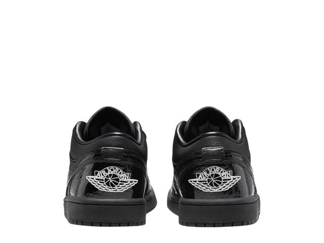 Jordan Jordan 1 Low SE Patent Elephant Black (Women's) - view 5