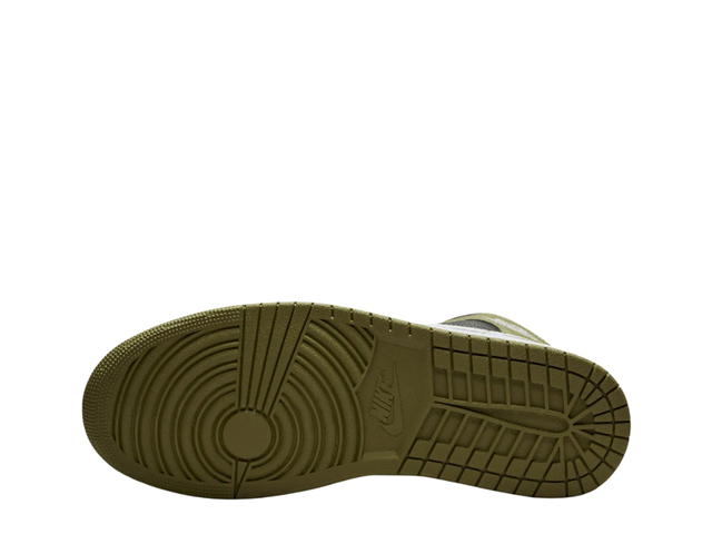 Jordan Jordan 1 Mid Black White Olive - view 4