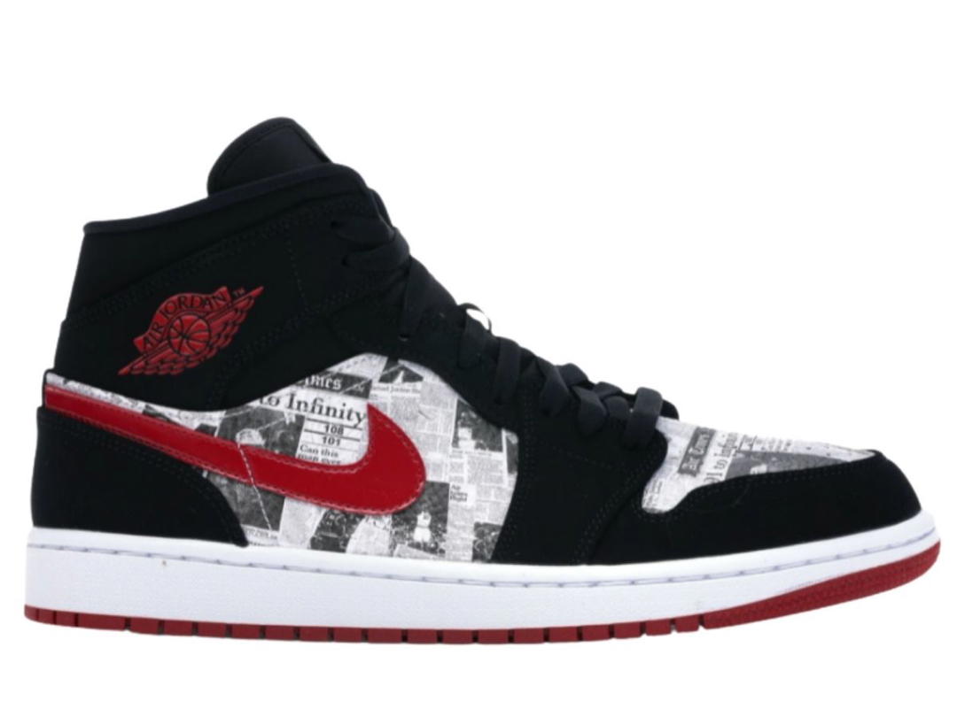 Jordan Jordan 1 Mid Newspaper Air Times