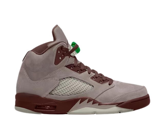 Nike Jordan 5 Retro El Grito Diffused Taupe-Dark Pony-Sail-Apple Green - view 1