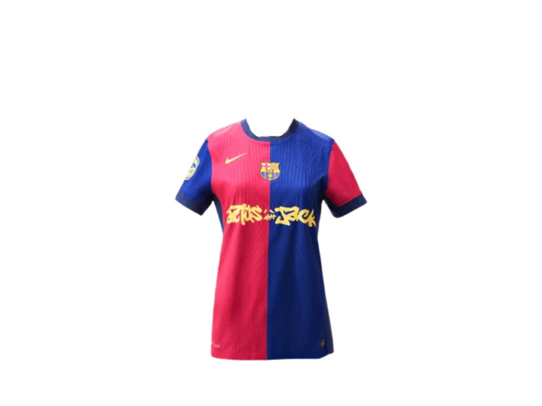 Nike Nike FC Barcelona X Travis Scott jersey 24/25 Women’s Kit Blue Scarlet (Women's)