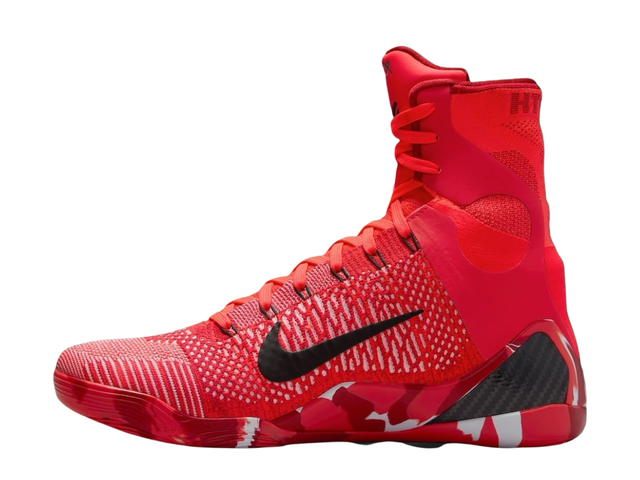 Nike Nike Kobe 9 Elite High Protro Bright Crimson and Emerald Green - view 2