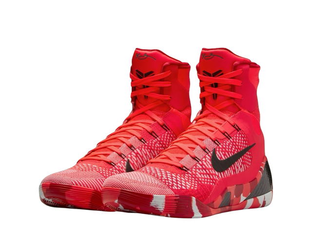 Nike Nike Kobe 9 Elite High Protro Bright Crimson and Emerald Green - view 3