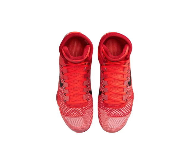 Nike Nike Kobe 9 Elite High Protro Bright Crimson and Emerald Green - view 4