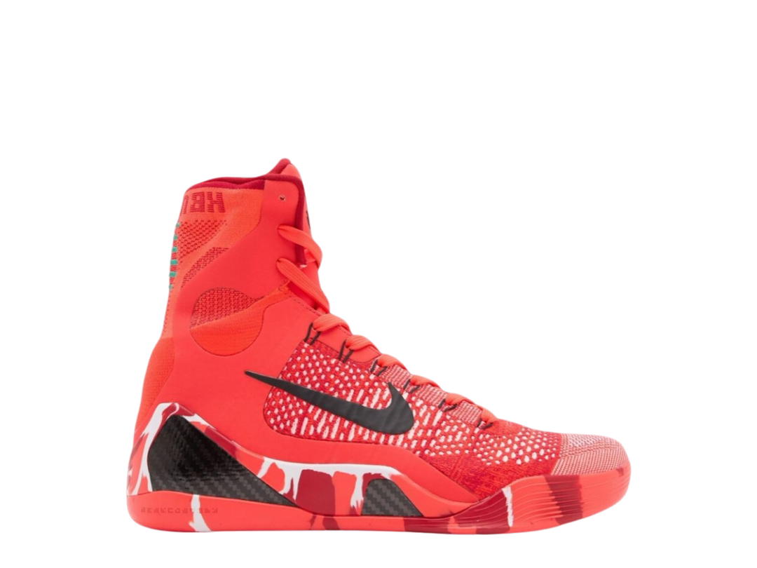 Nike Nike Kobe 9 Elite High Protro Bright Crimson and Emerald Green (GS)