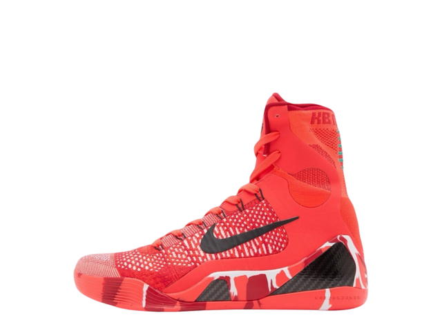 Nike Nike Kobe 9 Elite High Protro Bright Crimson and Emerald Green (GS) - view 2