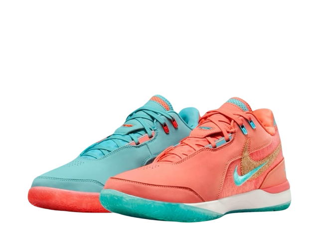 Nike Nike LeBron NXXT Gen AMPD Mineral Blue-Light Wild Mango - view 3