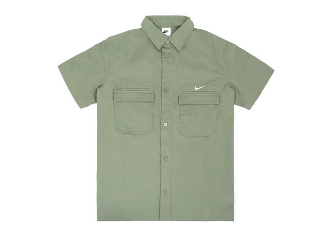 Nike Nike Life Woven Military Button-Down Shirt Oil Green - view 1