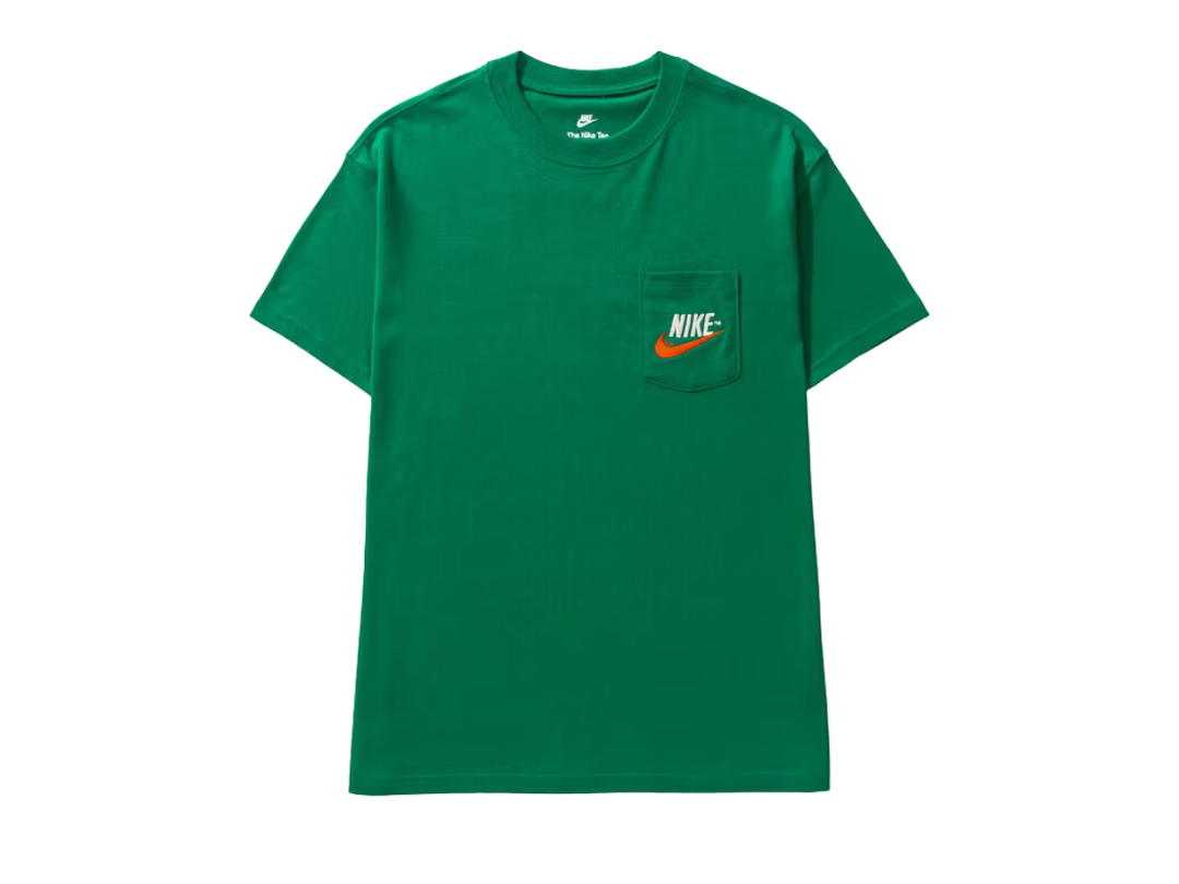 Nike Nike New Embroidery Logo Pocket Tee Green