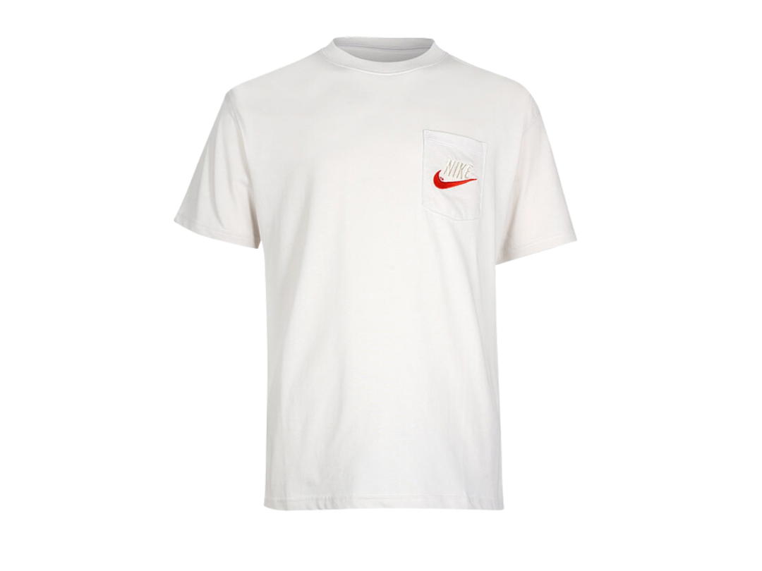 Nike Nike New Embroidery Logo Pocket Tee White