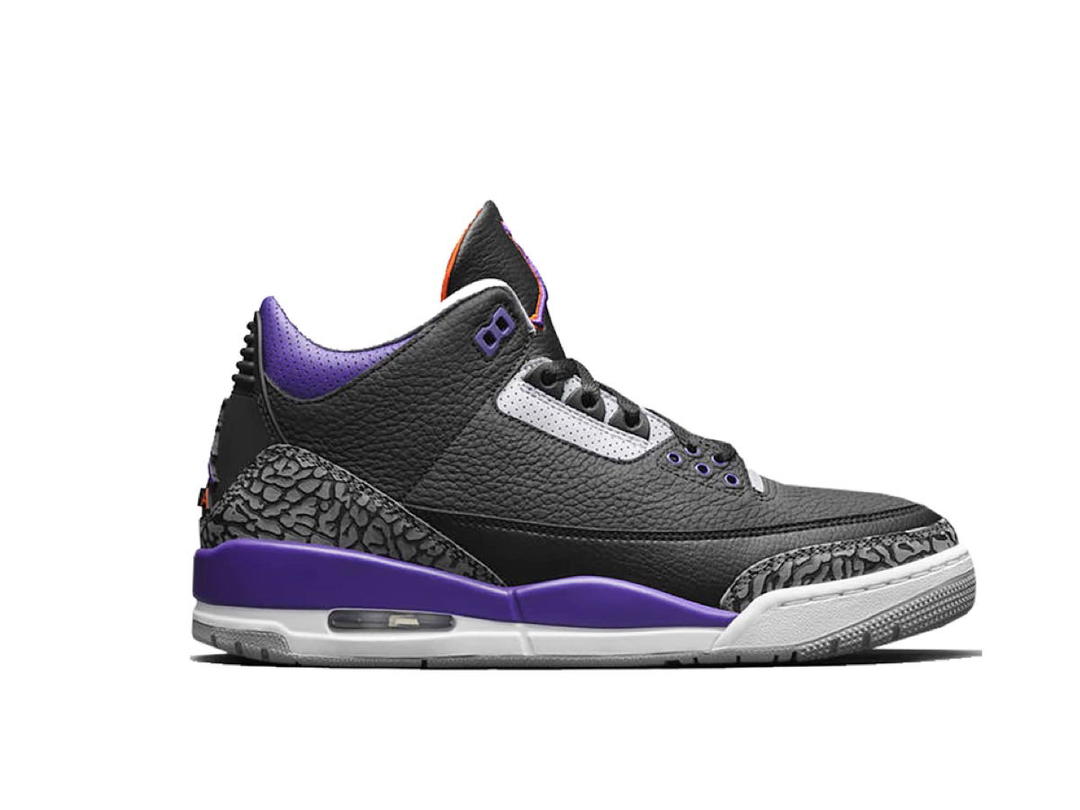 Jordan Jordan 3 Retro Black Court Purple