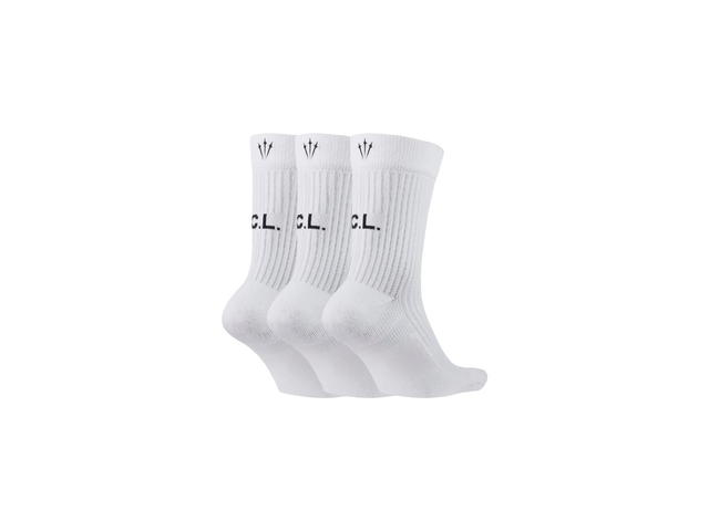 Nike Nike Nocta Crew Socks White Black (3 Pairs) - view 3