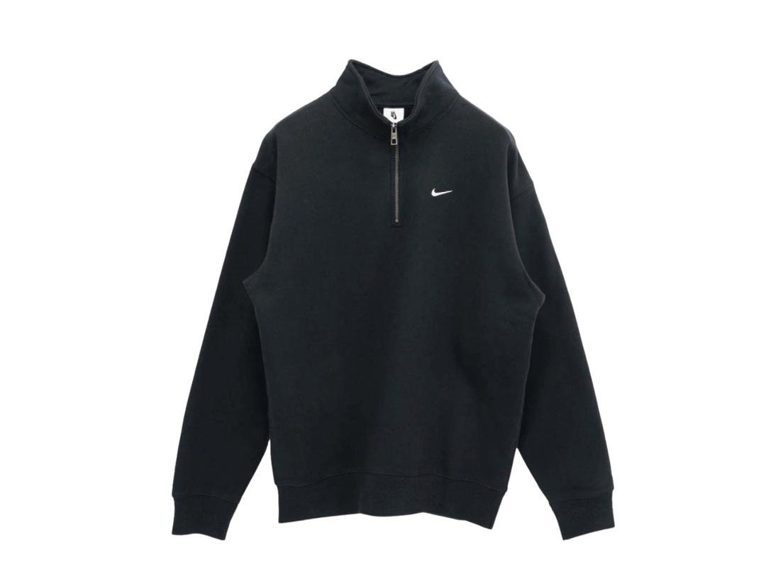 Nike Nike NRG Solo Swoosh Heavy Weight BB Quarter Zip Top Black (Asia Sizing)