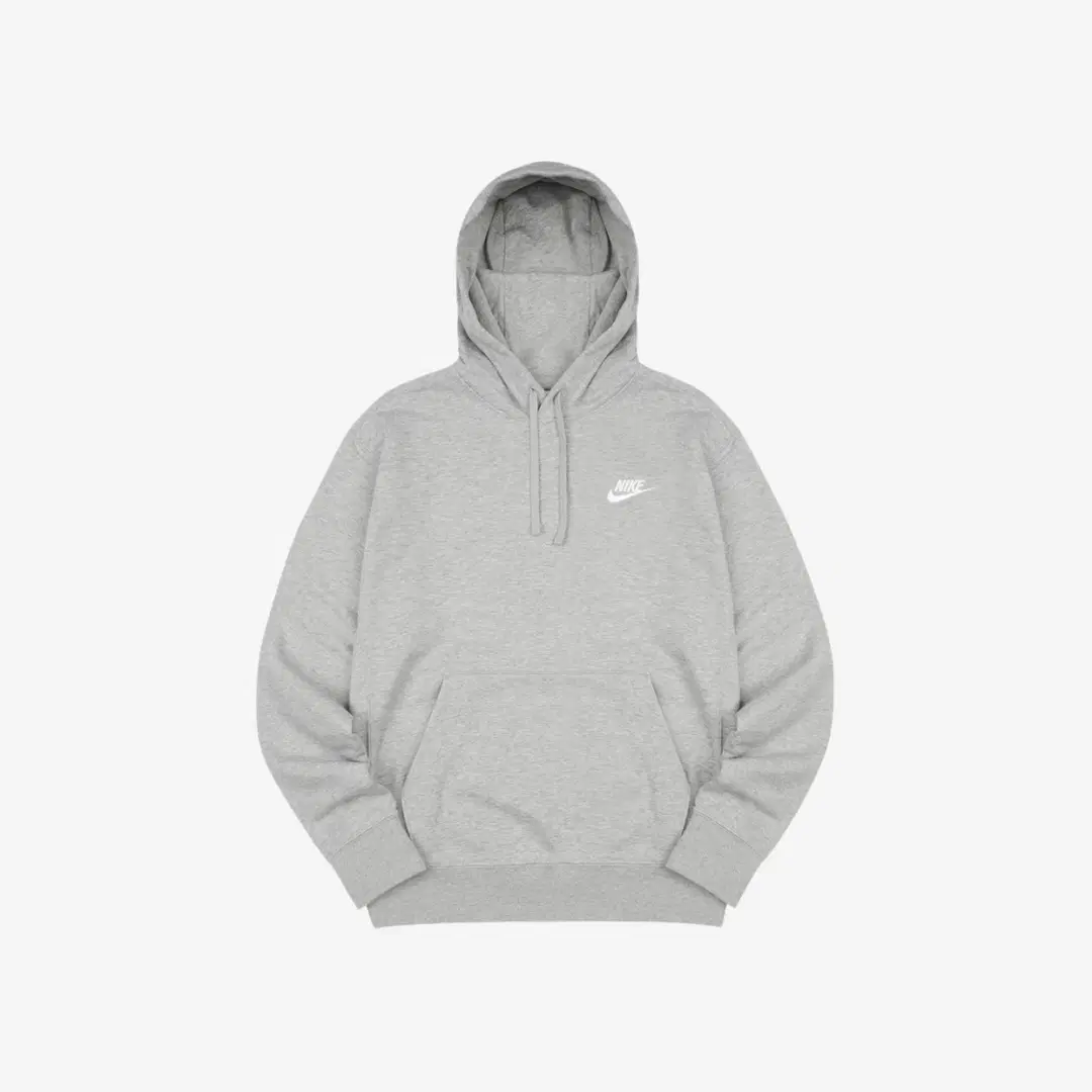 Nike Nike NSW Club Fleece Pullover Hoodie Dark Grey Heather - Asia