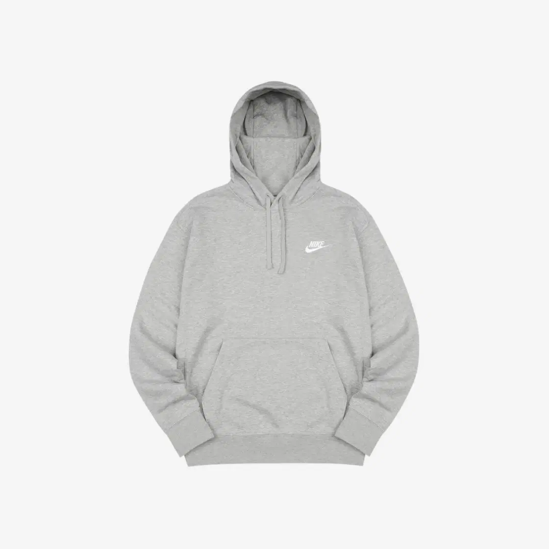 Nike Nike NSW Club Fleece Pullover Hoodie Dark Grey Heather - Asia
