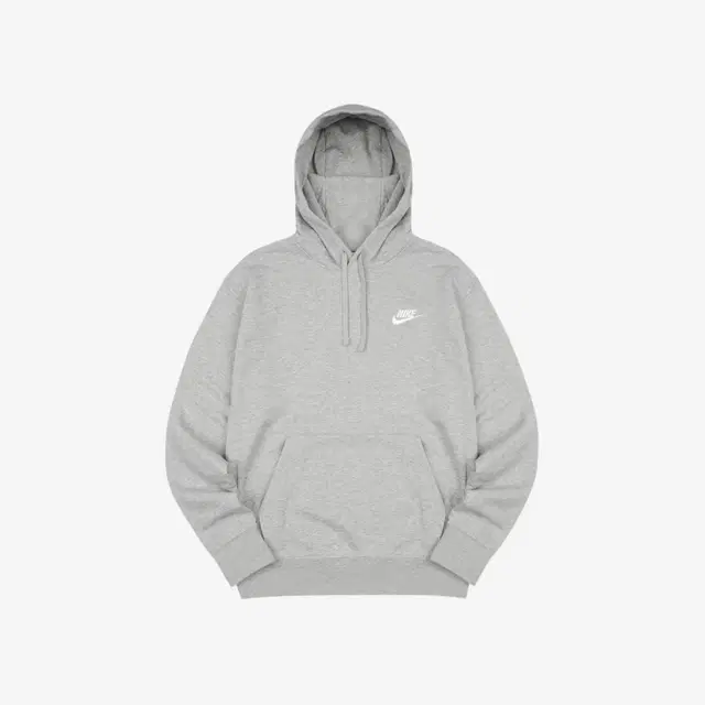 Nike Nike NSW Club Fleece Pullover Hoodie Dark Grey Heather - Asia - view 2